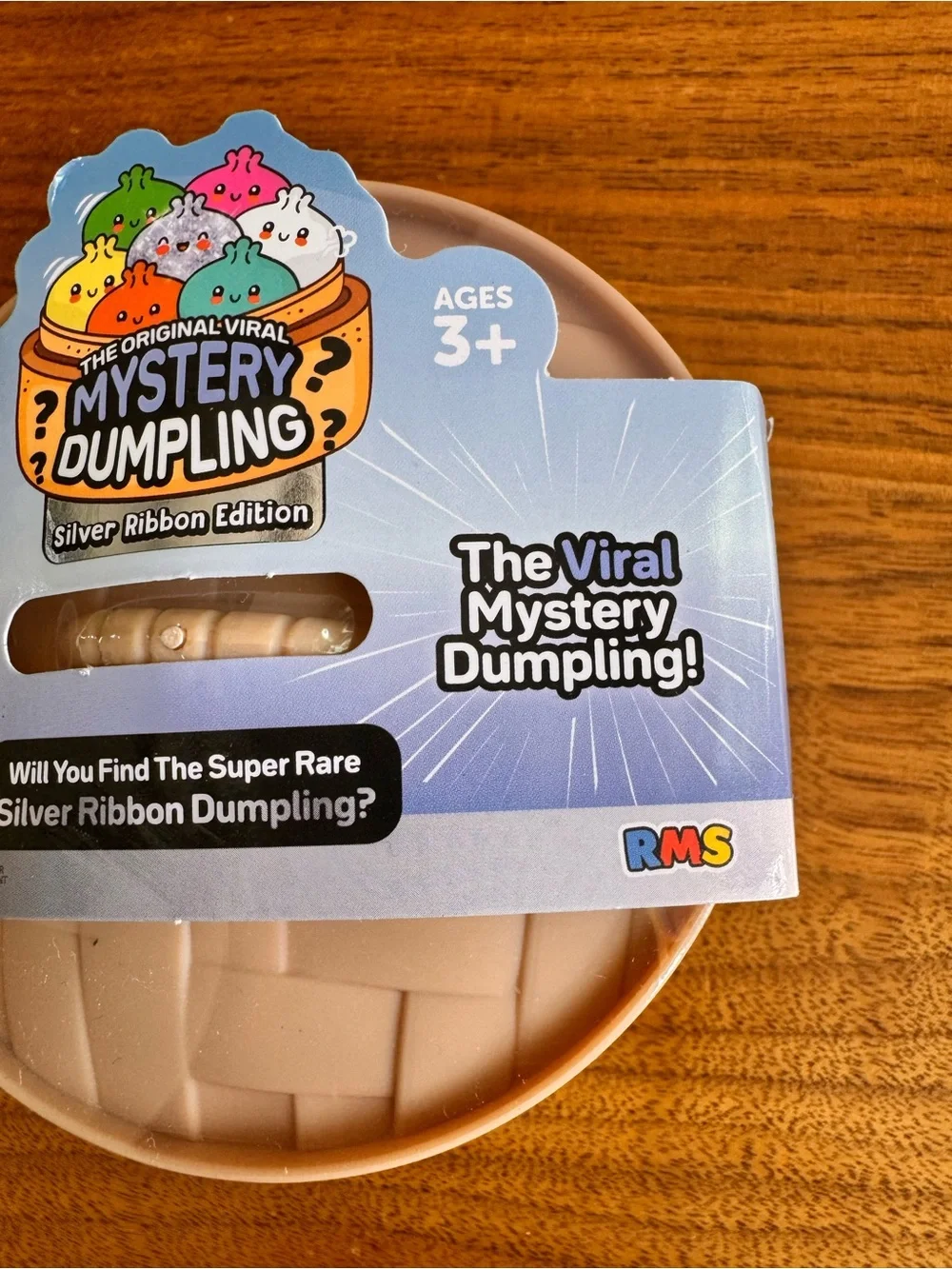 RMS Mystery Dumpling Silver Ribbon Edition Viral Squishy NWT Sealed